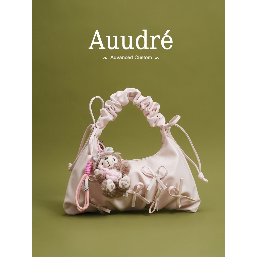 Auudre กระเป๋าถือจีบกระเป๋าแฟชั่นสตรีกระเป๋าสะพายขนาดเล็กเดินทาง