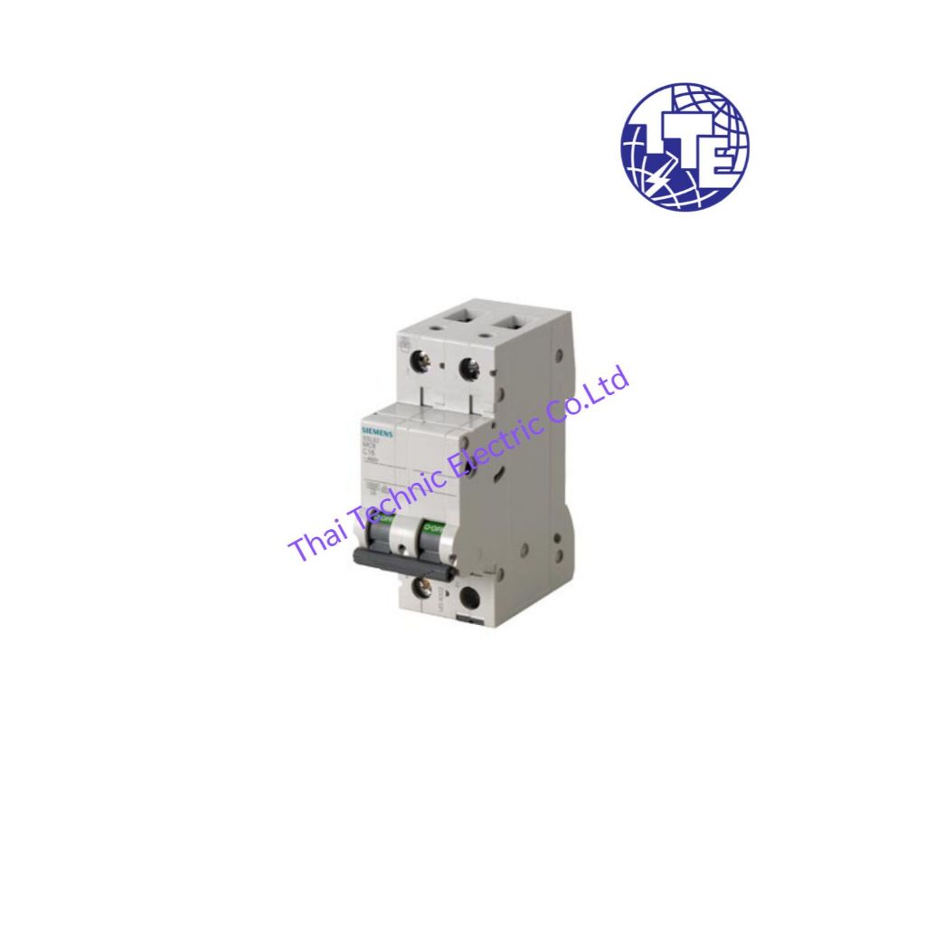 MCB "SIEMENS" 5SL6202-7CC 2P 2A "C" 230/400V 6kA