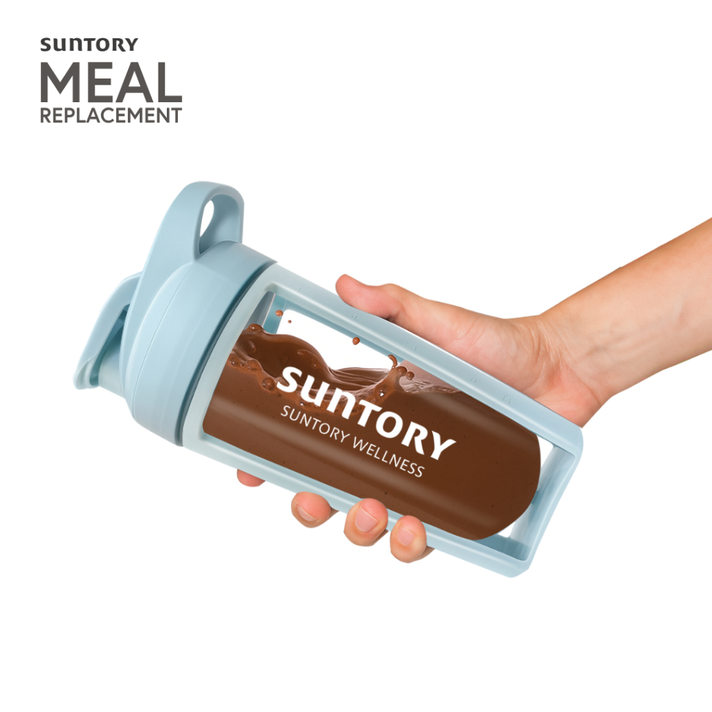 Free gift Suntory Shaker Bottle MRP 500ml (Blue)