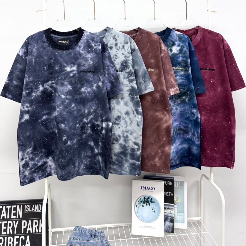 เสื้อยืดโอเวอร์ไซส์ Proud of me Galaxy