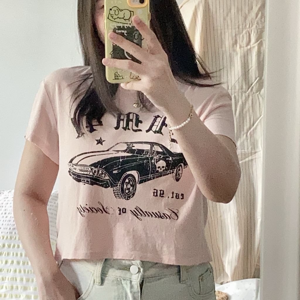 H&M >> SUM 41 crop tee 🚗