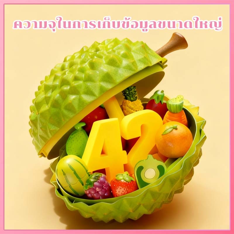 ของเล่นผักผลไม้หั่นได้ ชุดของเล่นครัวเด็ก สำหรับเด็กเล็ก ชุดปริศนาผลไม้ตัดผักสำหรับเด็ก ของเล่นเด็กในครัว - รูปที่ 2