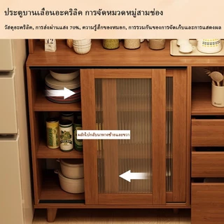 SIFUตู้เก็บของข้างรับประทานอาหารตู้เก็บของห้องนั่งเล่นตู้เก็บของอเนกประสงค์พื้นที่เก็บของขนาดใหญ่