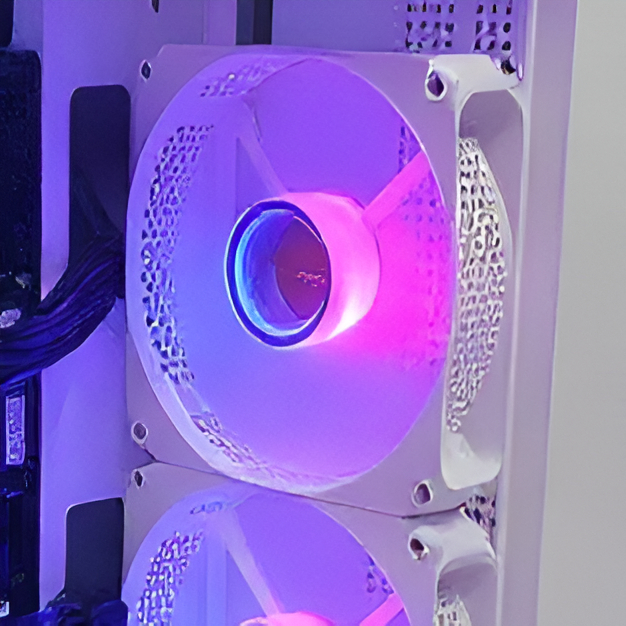 ส่งทันที พัดลม ขาว 120mm RGB Fan for Venuz Xigmatek Neolution Vikings cougar 12cm Media Z Computer