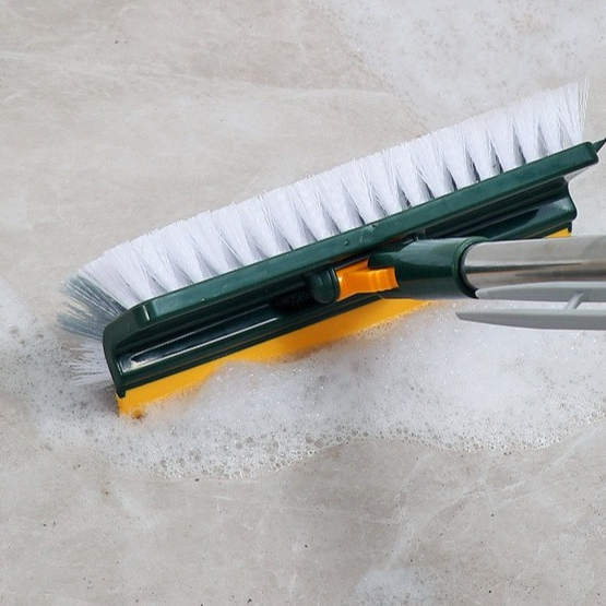 แปรงขัดพื้น4in1 แปรงขัดห้องน้ํา ปาดน้ำ เช็ดทำความสะอาด ได้ทุกซอกทุกมุม พร้อมที่รีดน้ำในตัว - รูปที่ 6