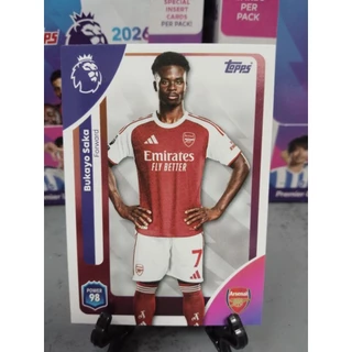 การ์ดฟุตบอล Topps Premier League 2026 : Arsenal & Chelsea & Spur : SET : Debut Edition