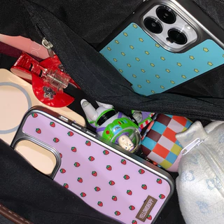 new! พร้อมส่ง🧃magnetic case เคสแม่เหล็กขอบเงิน หลังด้าน
