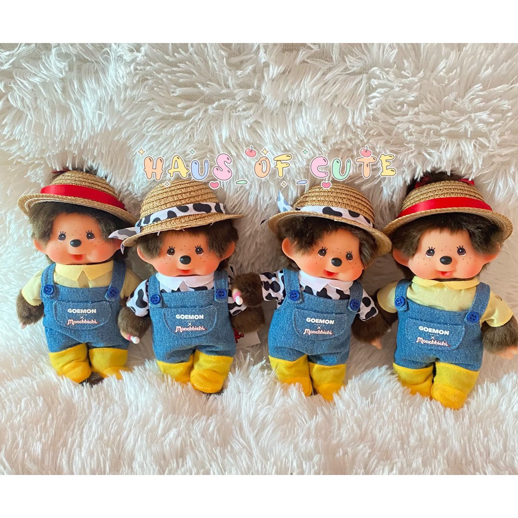 พร้อมส่ง3พย💖Monchhichi x Goemon🇯🇵แท้จากญี่ปุ่น ลิมิเต็ด Yufuin