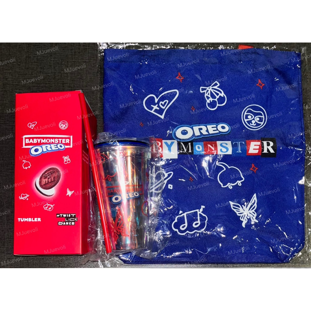 Babymonster X Oreo — Tumbler & Tote Bag