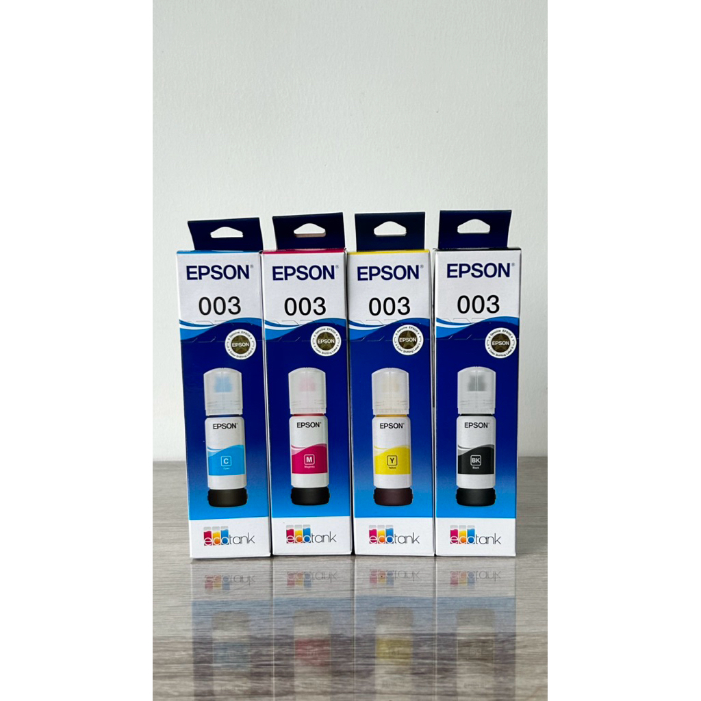 Epson หมึกแท้รุ่น T00V (003) Ink Bottle BK / C / M / Y ทั้งหมด4 สี