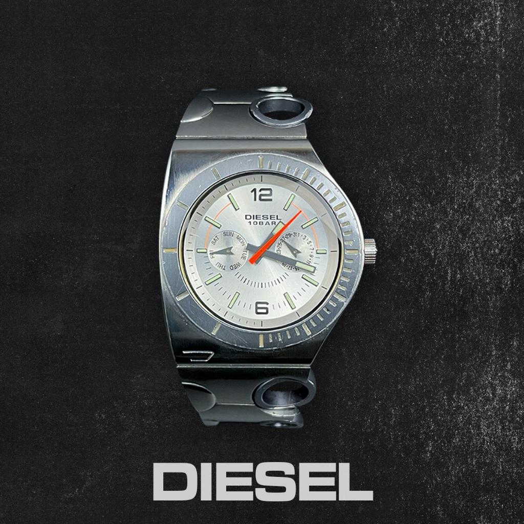 🔥SALE🔥 DIESEL DZ-4058 นาฬิกามือสอง สภาพสวย รับประกัน 1 เดือน นาฬิกาวินเทจรุ่นคลาสสิก