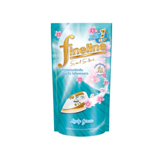 Fineline ไฟน์ไลน์ รีดผ้าเรียบ - อัดกลีบ 500 มล. ถุงเติม ยกลัง 12 ชิ้น (เขียว) อัดกลีบ