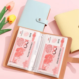 สมุดออมเงิน ใส่ได้ 100 แผ่น สมุดโน๊ตสมุดบัญชี ท้าทายออมเงิน Savings Book สมุดบันทึกการออม