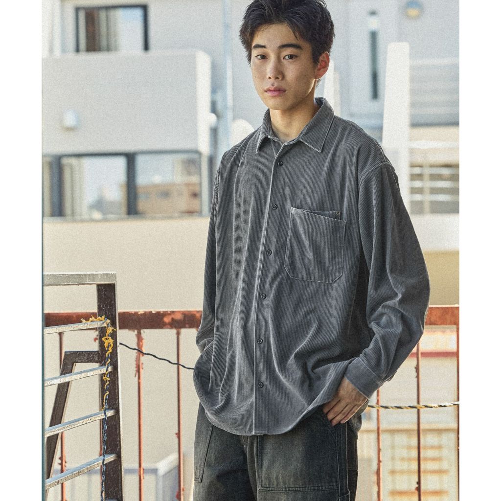 niko and ... faded corduroy shirt