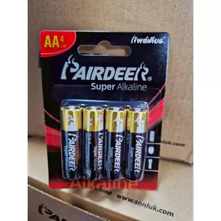 ถ่าน AA PAIRDEER ถ่านอัลคาไลน์ AA แพค 4 ก้อน-alkaline Batteries