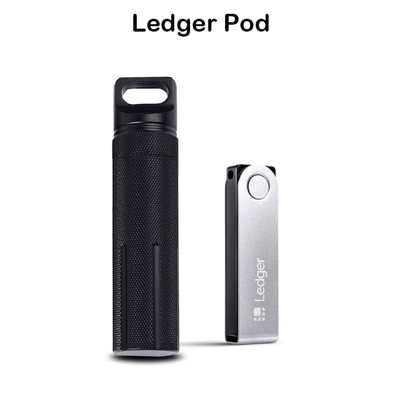 Ledger Pod เคสเก็บ Ledger Nano X และ Ledger Nano S Plus กันน้ำ กันไฟ กันความร้อน ภายในมีฟองน้ำกันกระ