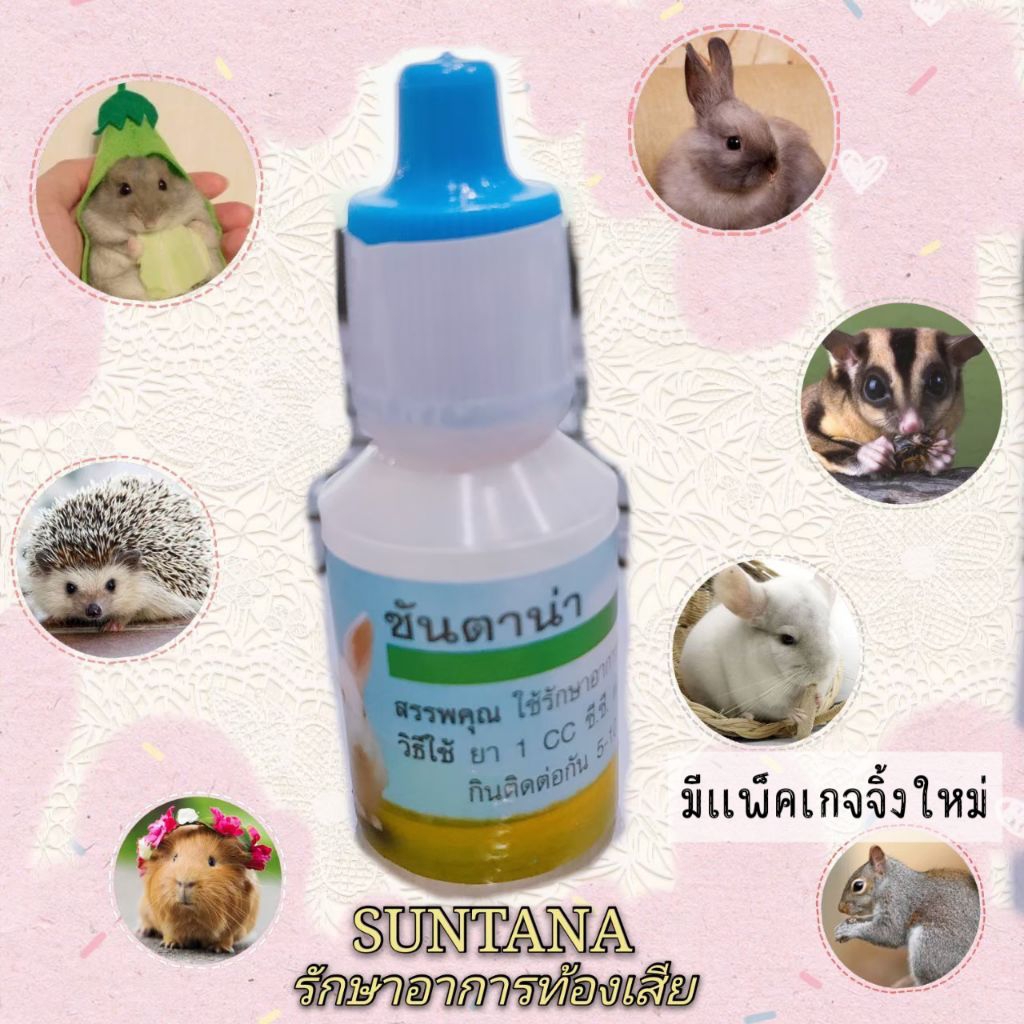 ผลิตภัณฑ์ วิตามินบรรเทา อาการท้องเสียสำหรับ สัตว์เล็ก เช่น หนู กระรอก เม่นแคระ