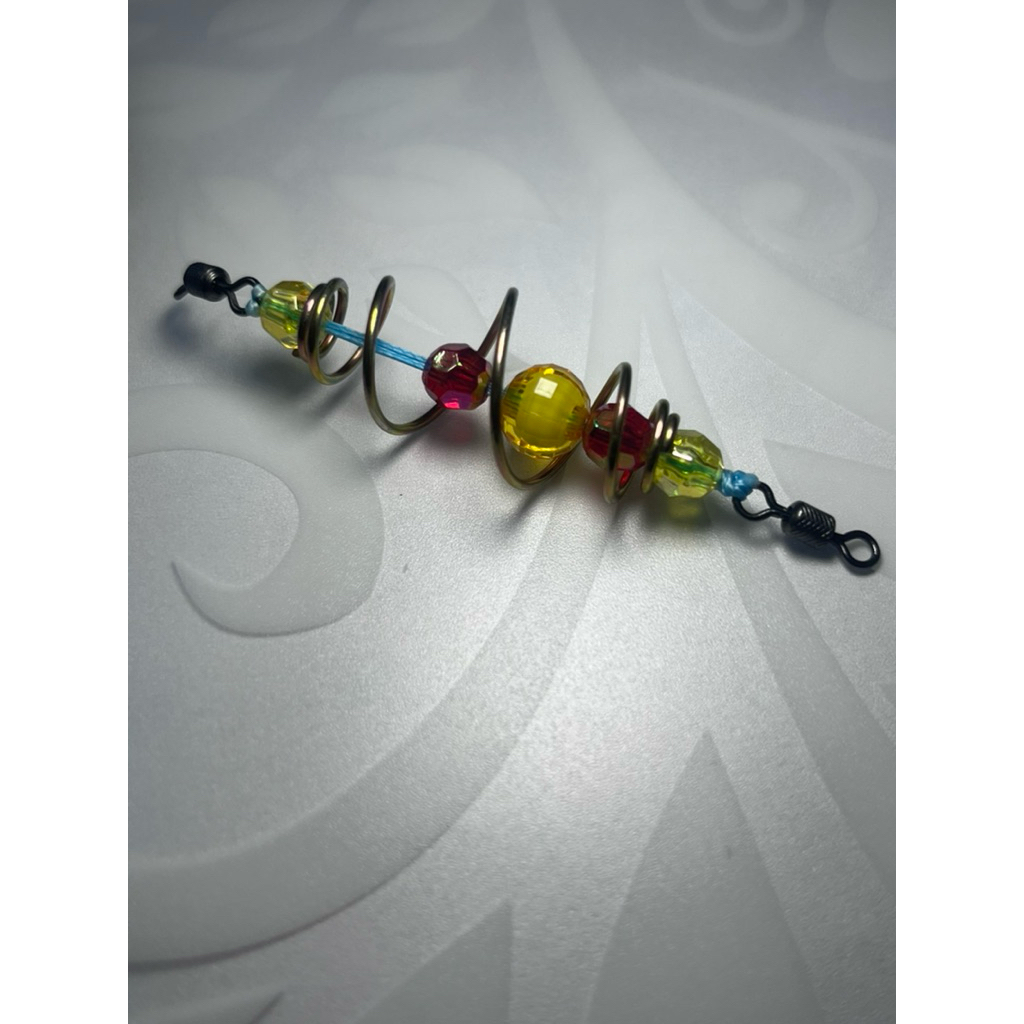 ตะกร้อตกปลายสวาย 3CM (ลูกหมุนเบอร์5) สายPE120 ปอนด์/