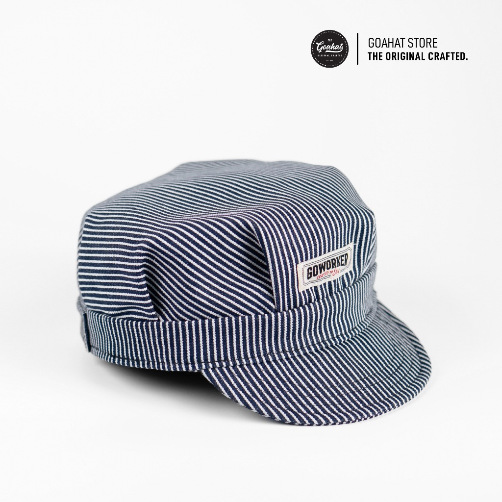 Goworker หมวกยีนส์ สไตล์ Workwear Vintage เบา นุ่ม ใส่สบาย