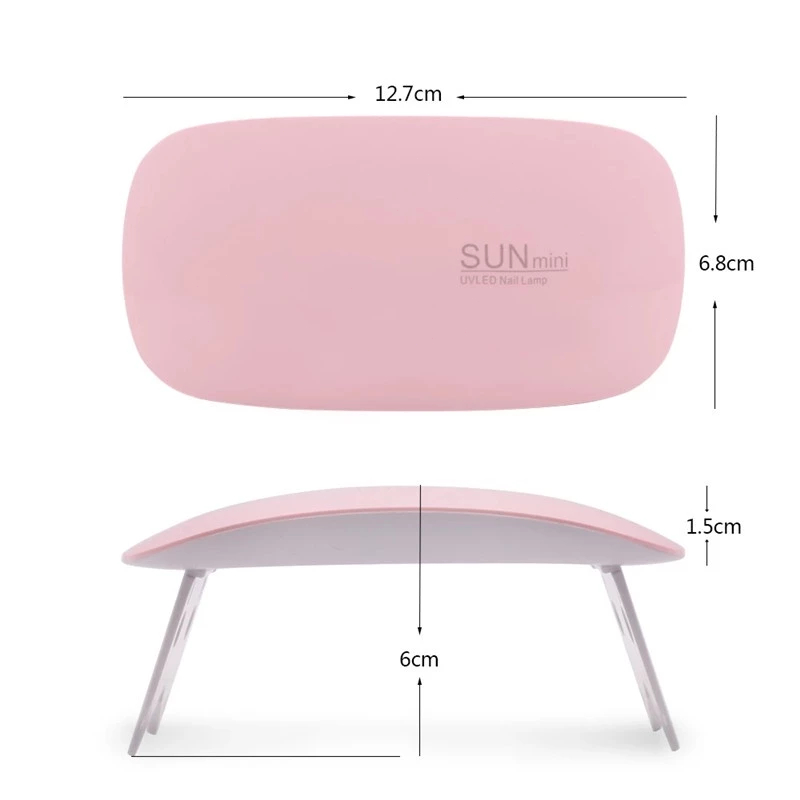 （ส่วนลดสุดคุ้ม）รุ่นใหม่ปี 2025 เครื่องอบเล็บเจล SUN Mini ขนาดกะทัดรัดแต่ทรงพลัง พกพาสะดวก UV/LED 6W - รูปที่ 5