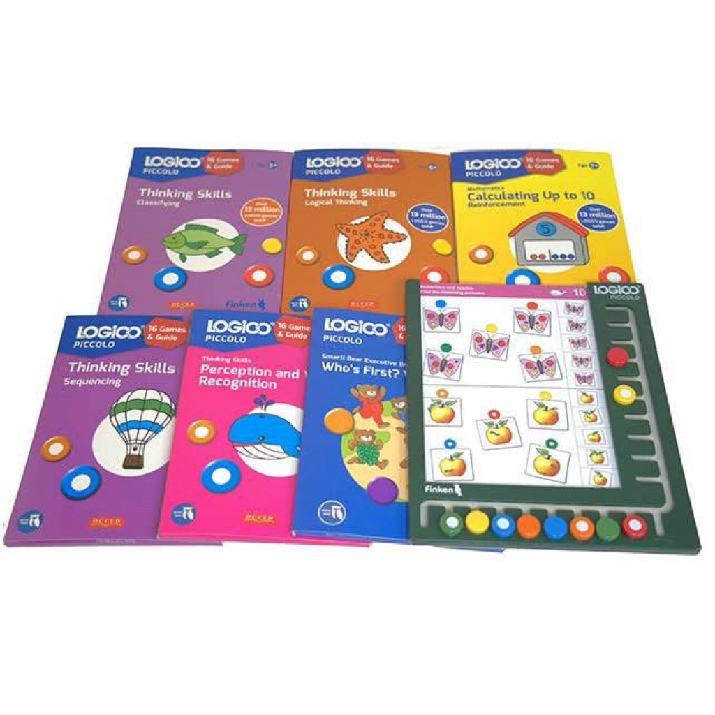 🇺🇸🇨🇦LOGICO PICCOLO – Full Set เกมฝึกคิด พัฒนาสมอง 5-8 ปี ของแท้