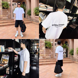 เสื้อยืดBoxy ครอป คอฟิต (Minimalism)