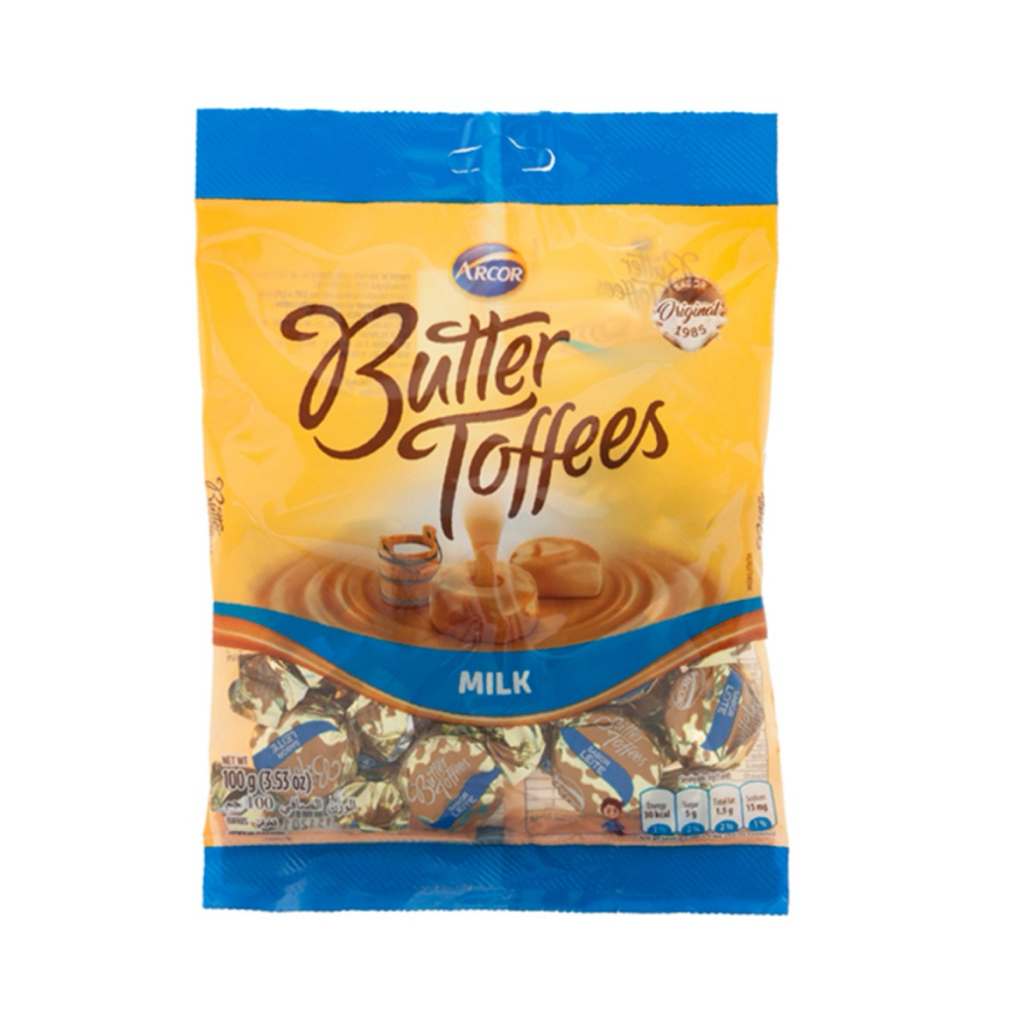 Arcor Butter Toffee Chocolate/Butter Toffee Milk 100 กรัม รูปที่ 3