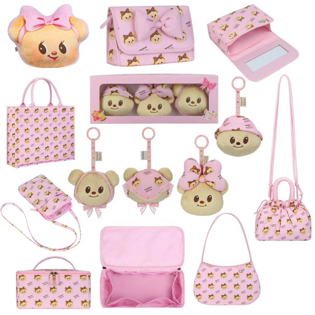 พร้อมส่ง 🐻 พวงกุญแจ หมอน หมีเนย น้องเนย หัวกระท้อน Butterbear x NARAYA