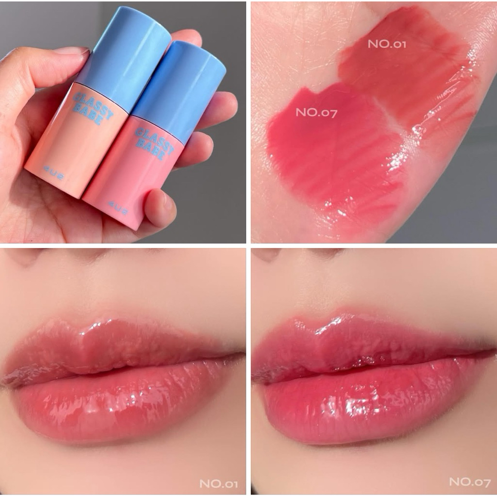 ลิปหอย4U2 GLASSY BABE - ลิปกลอสฉ่ำวาว ลิปหอยวาว ลิปปากฉ่ำ ลิปหอย ลิปหอย 4u2 ลิปฉ่ำ gloss