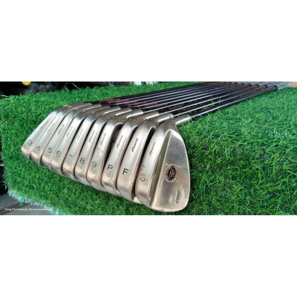 ไม้กอล์ฟมือสอง ชุดเหล็ก MIZUNO T-ZOLD COMP EZ Power Blad เหล็ก 3-4-5-6-7-8-9-P-F-S ก้านการ์ไฟท์ Flex