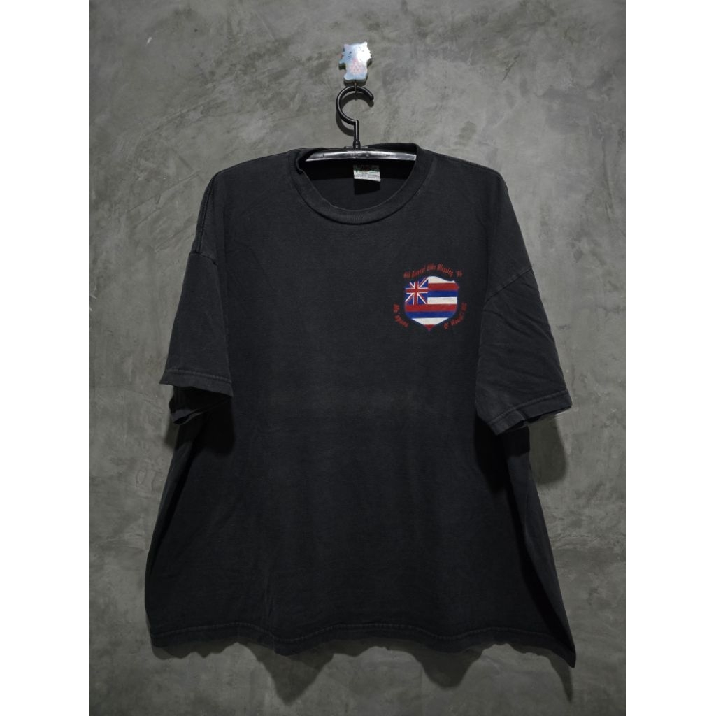 เสื้อยืดวินเทจมือสอง อก27'ยาว28' 6th Annual Bike Blessing '96" หลังโคตรสวยเท่ป้ายคอHeat Wave