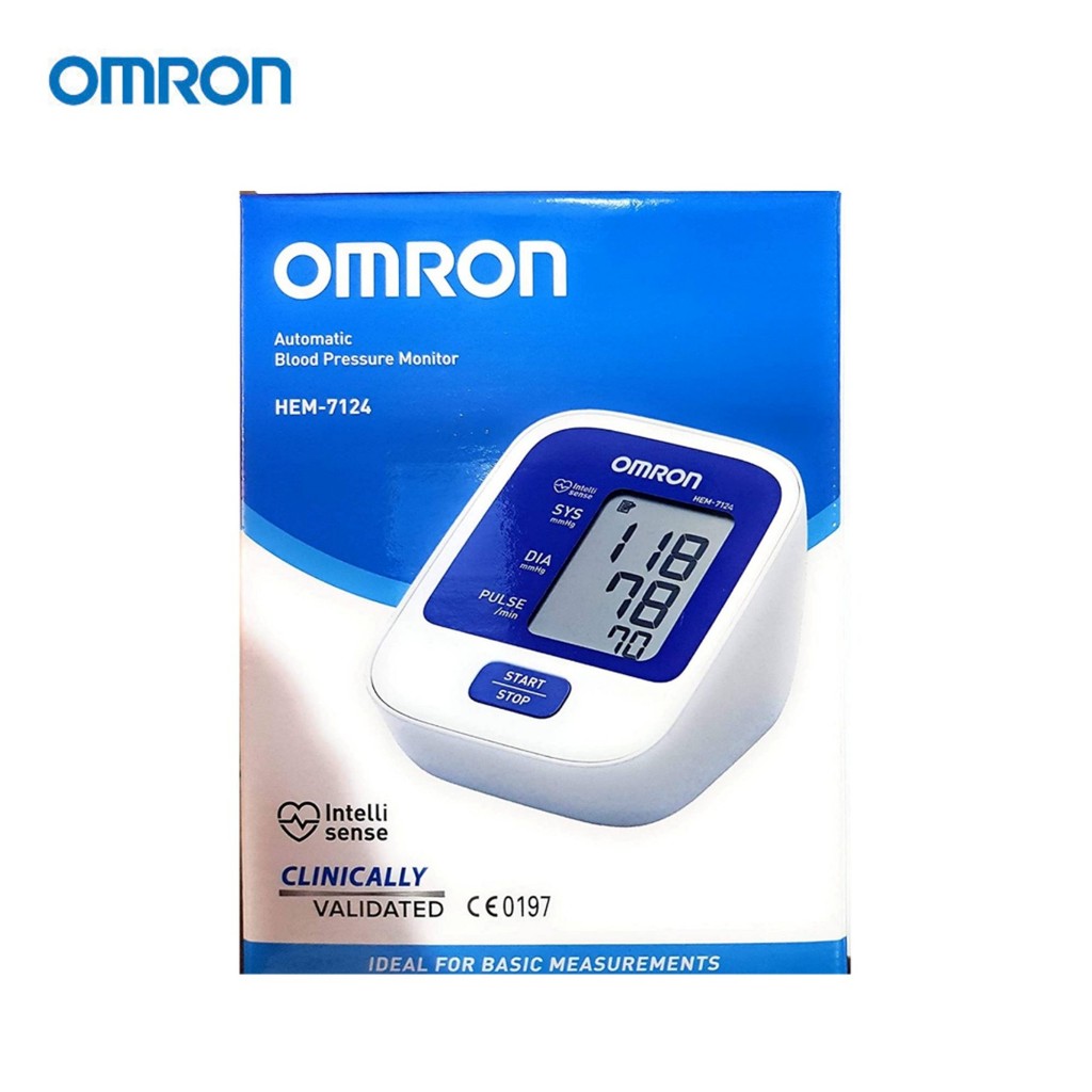 Omron เครื่องวัดความดัน รุ่น HEM-7124 ไม่มี adaptor (ของแท้ รับประกัน 5 ปี)
