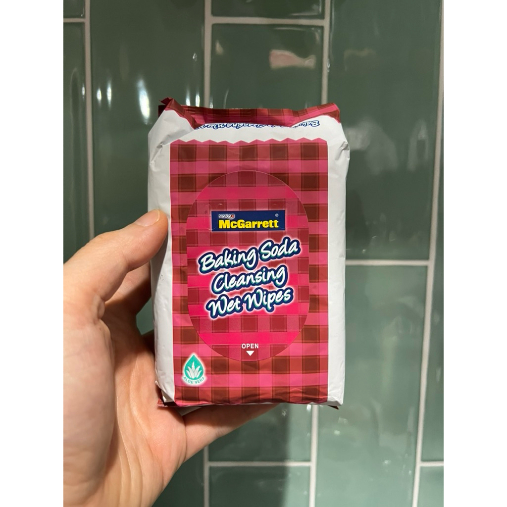 Baking soda wet wips
