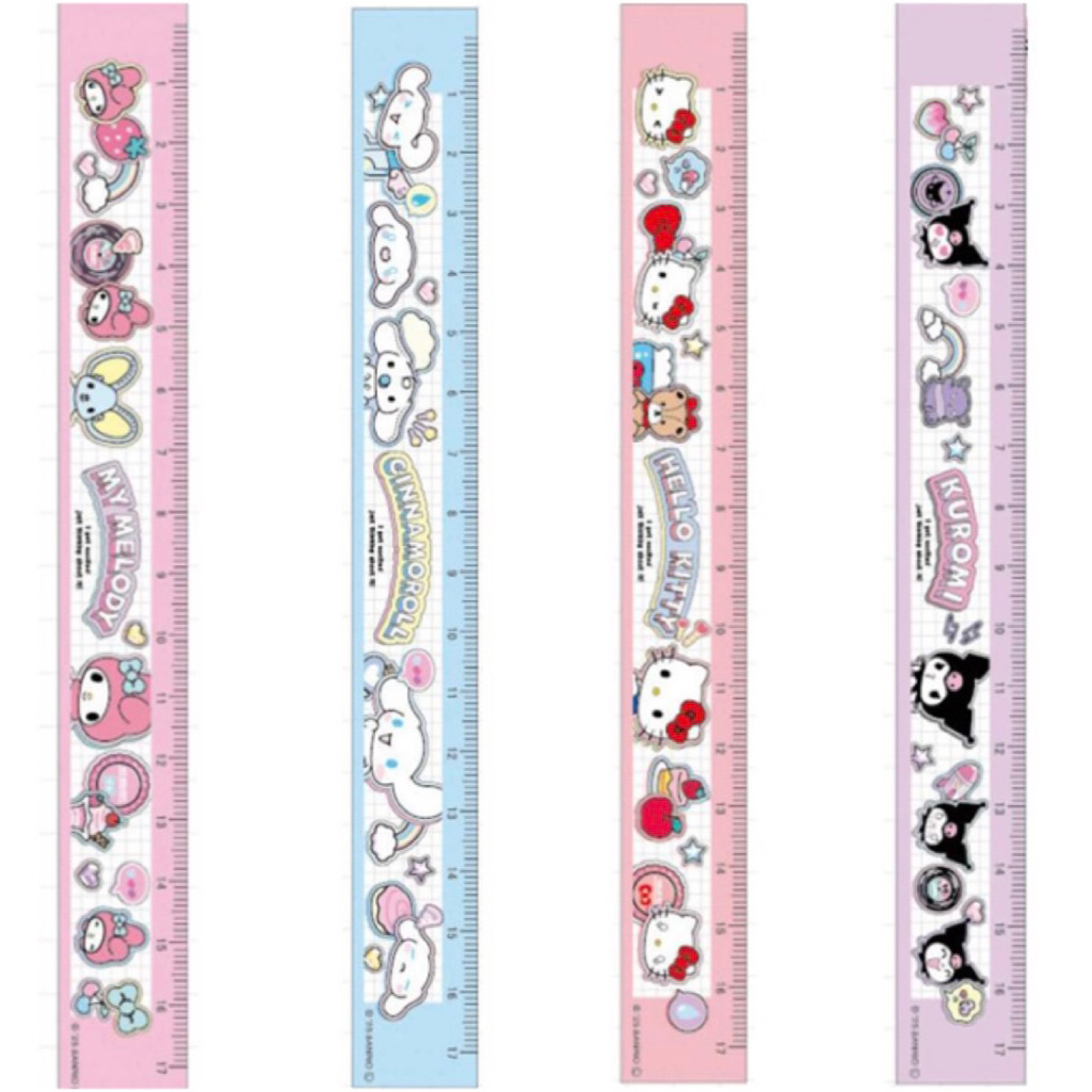 NEW!!! ไม้บรรทัดน่ารัก ลาย Disney / Sanrio / อื่นๆ 🎌 - รูปที่ 4