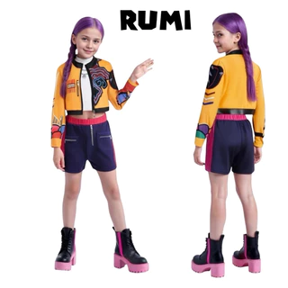 🔥มีส่งแมส จาก กทม🔥ชุด K-pop Demon Hunters ชุดรูมิ มีร่า มิรา โซอี้ Rumi Mira Zoey คอสเพลย์ ชุดเต้น การแสดง