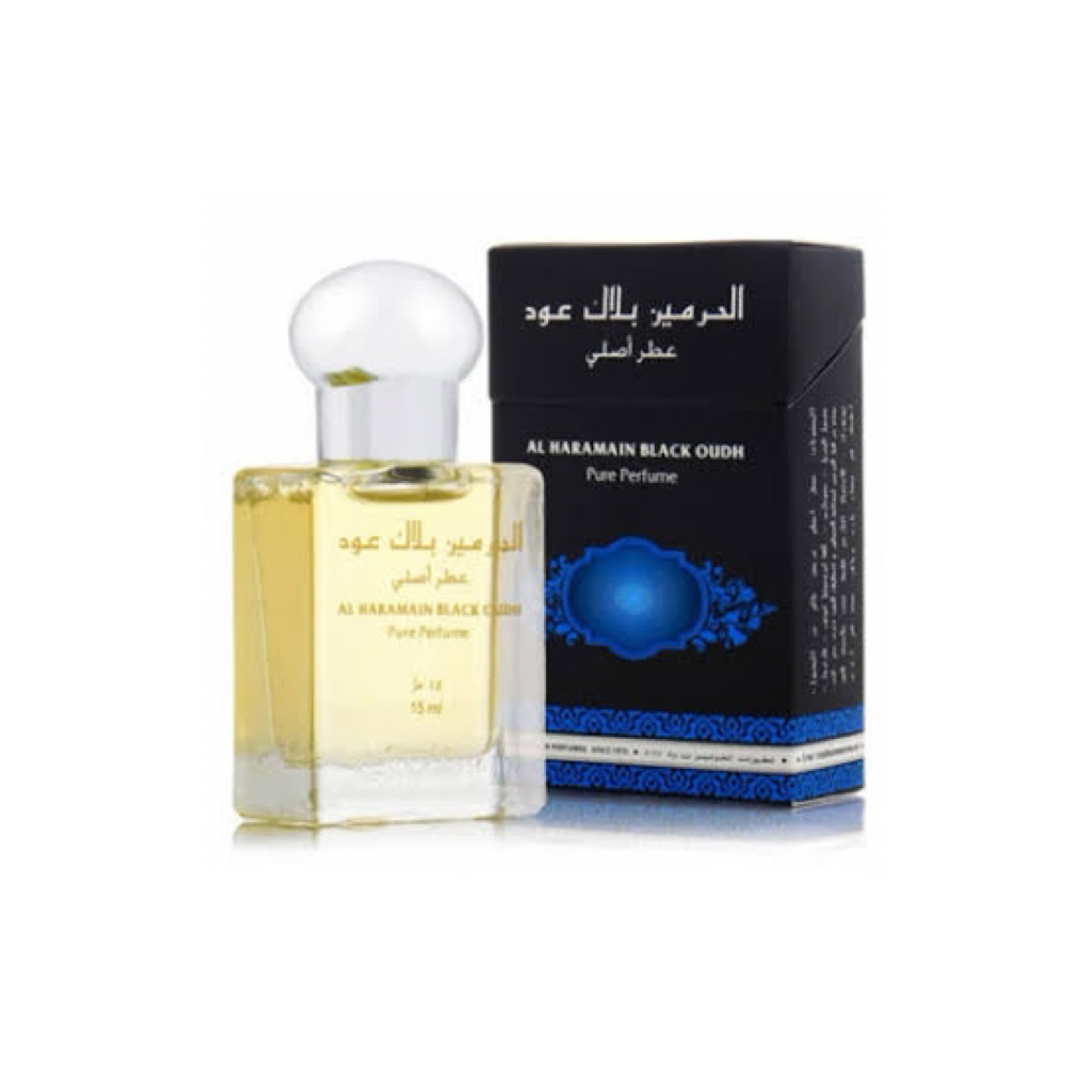 Al Haramain Black Oudh Pure Perfume ซึ่งเป็นน้ำหอมแบบ unisex จากแบรนด์ Al Haramain Perfumes