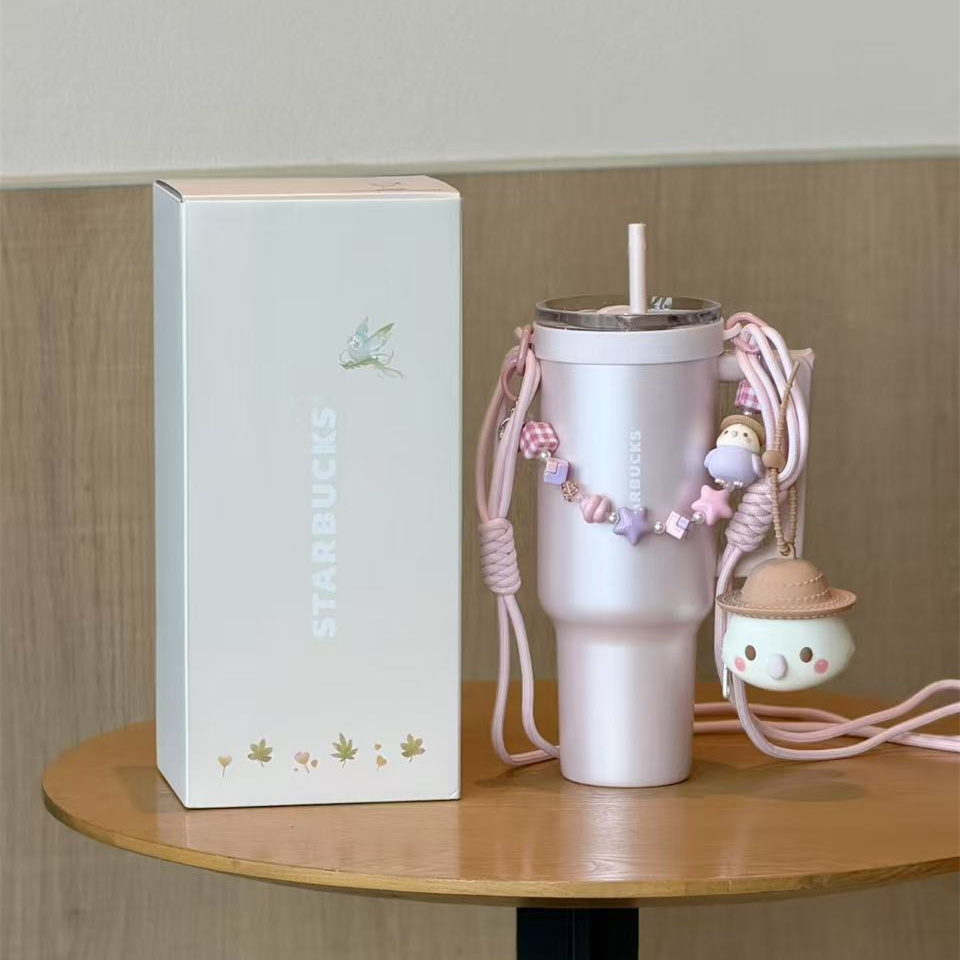 Starbucks China Online [ของแท้] แก้วสตาร์บัคส์ 2025 Autumn Wild Nordic Car Desktop Straw