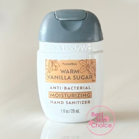 แอลกอฮอล์ BBW MOISTURIZING Hand Sanitizer - WARM VANILLA SUGAR 29ml กลิ่น วนิลาที่อบอุ่น