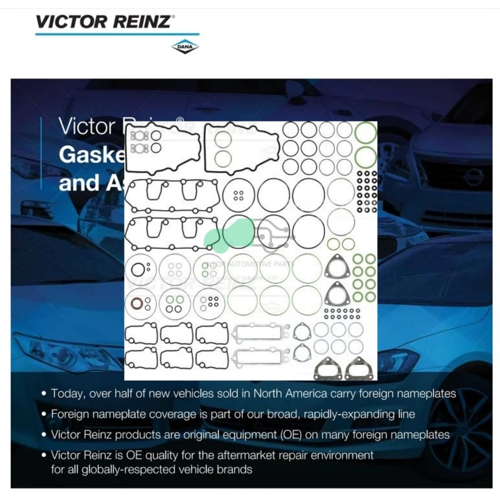 ท่อนบน 911 Carrera, Turbo (993) M64 3.6 (ยี่ห้อ Victor Reinz งานเยอรมัน)