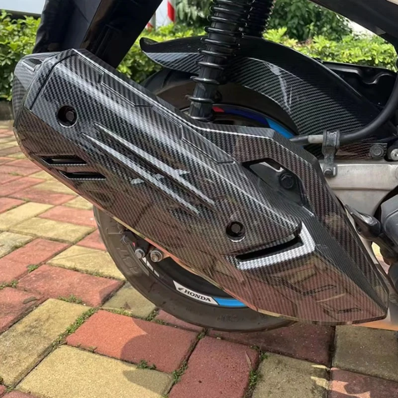ฝาครอบท่อไอเสียคาร์บอน Honda CLICK 160/PCX 160 2021-2025 thumbnail 5