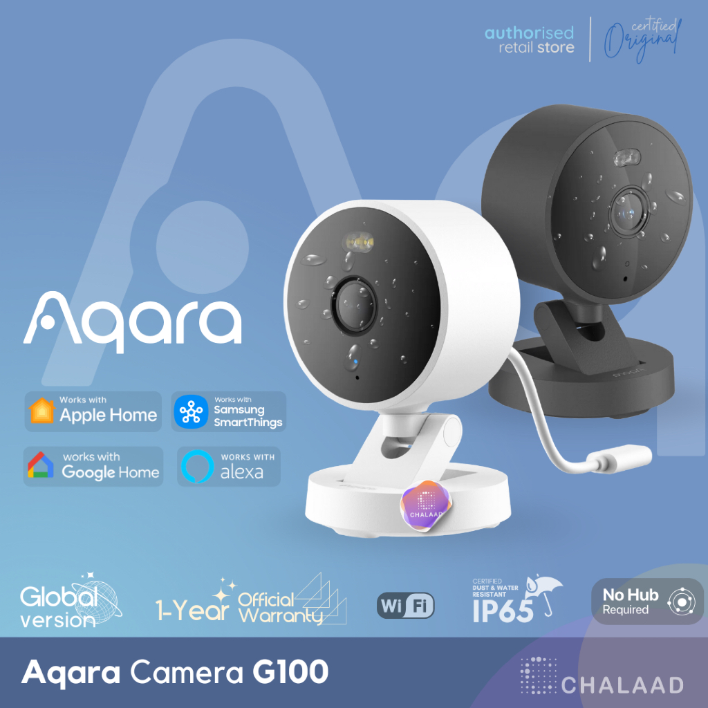 Aqara Camera G100 กล้องวิดีโออัจฉริยะ รองรับ Apple HomeKit Secure Video Google Home Alexa SmartThing