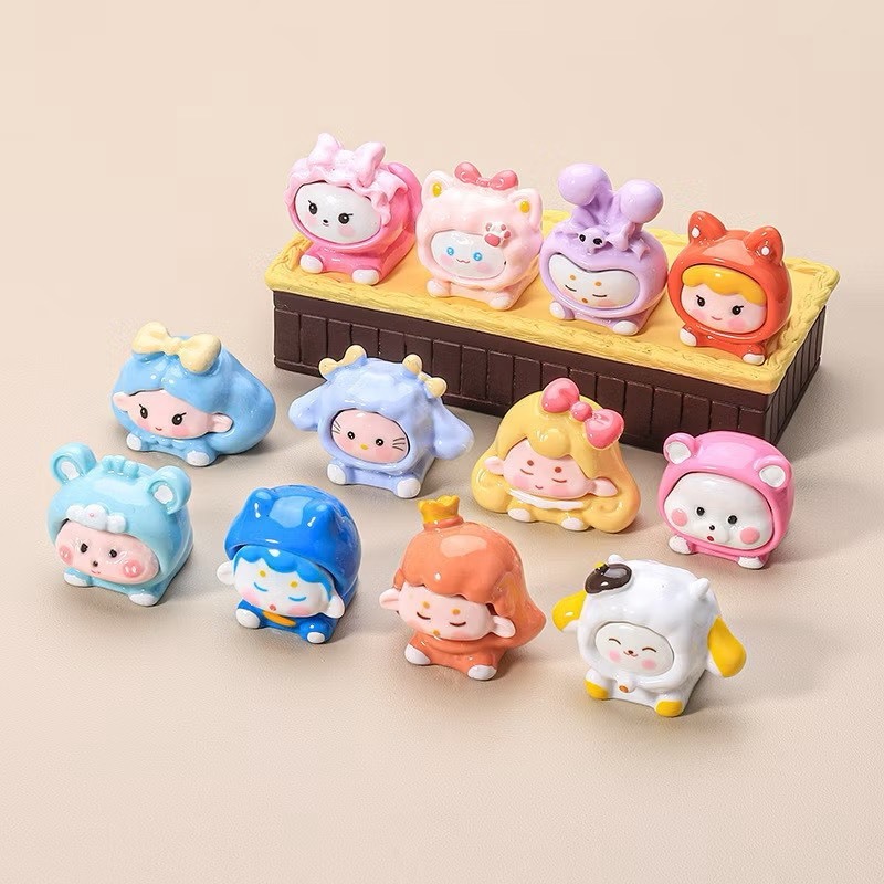 พร้อมส่ง น้องราศีจิ๋ว เป็นเรซิ่น น่ารัก แบบสุ่มสี