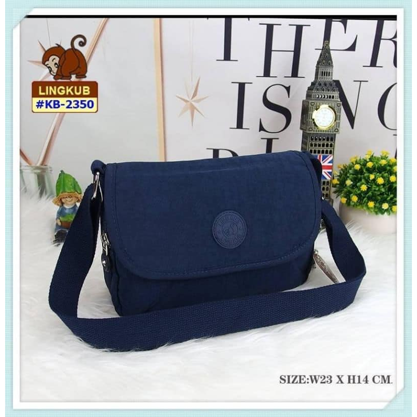 กระเป๋าสะพายสายยาว รุ่น KB-2350 ยี่ห้อ LING KUB #มีเก็บปลายทาง กระเป๋าสะพายข้าง