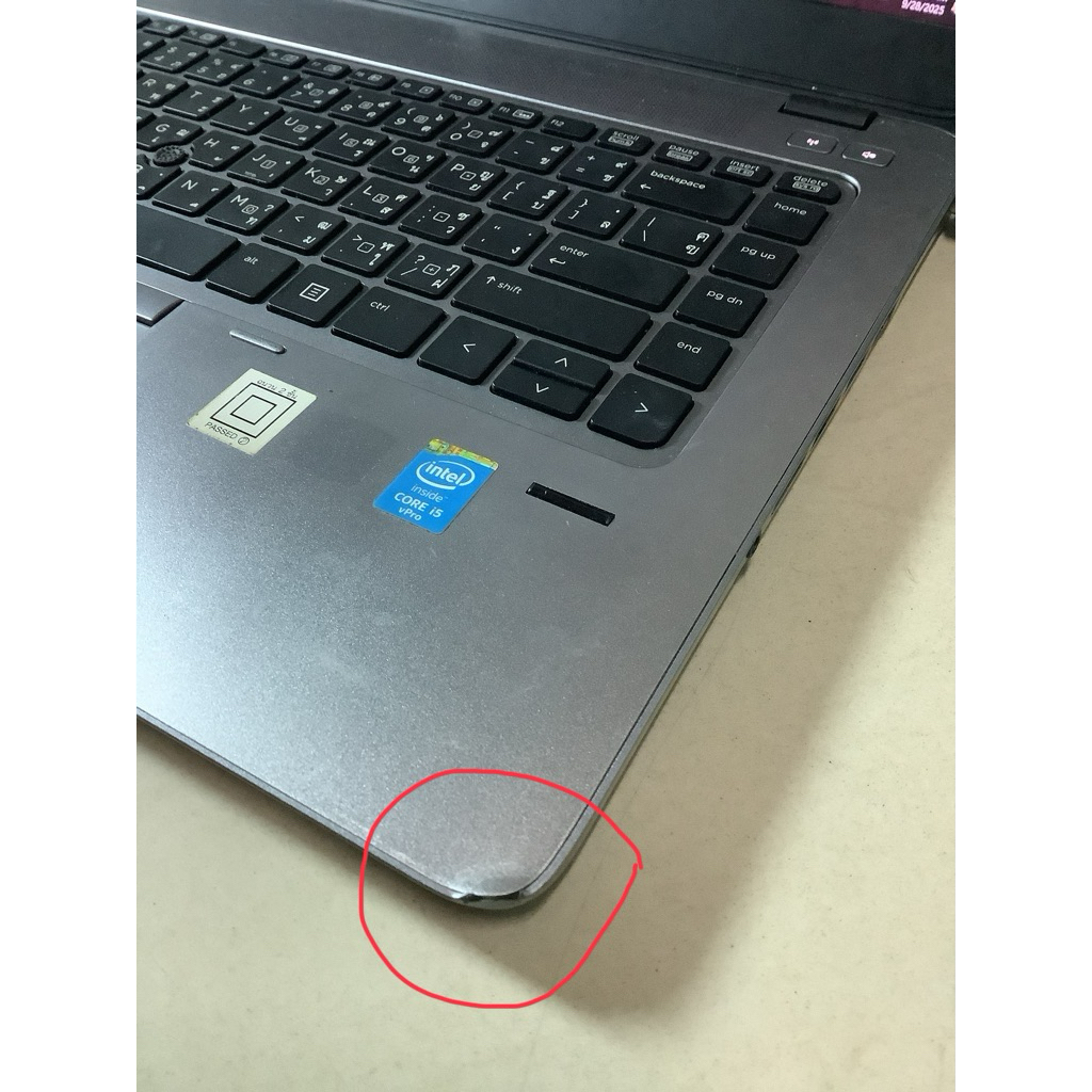 *มือ2โน้ตบุ๊คi5(bodyตำหนิ)แบตเกือบ2 NOTEBOOK HP windows10,HP Elitebook-840 G2 i5-5300U Gen5 Cpu2.30 