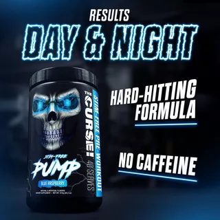 JNX The Curse! Stim-Free Pump 40 servings, Caffeine Free, พรีเวิร์คเอ้าท์ไม่มีคาเฟอีน, JNX, the curse