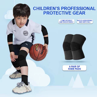 สนับศอกเข้า 2-in-1 – สำหรับเด็ก 3-18 ปี เล่นบาสเก็ตบอล วอลเลย์บอล ฟุตบอล ป้องกันบาดเจ็บ