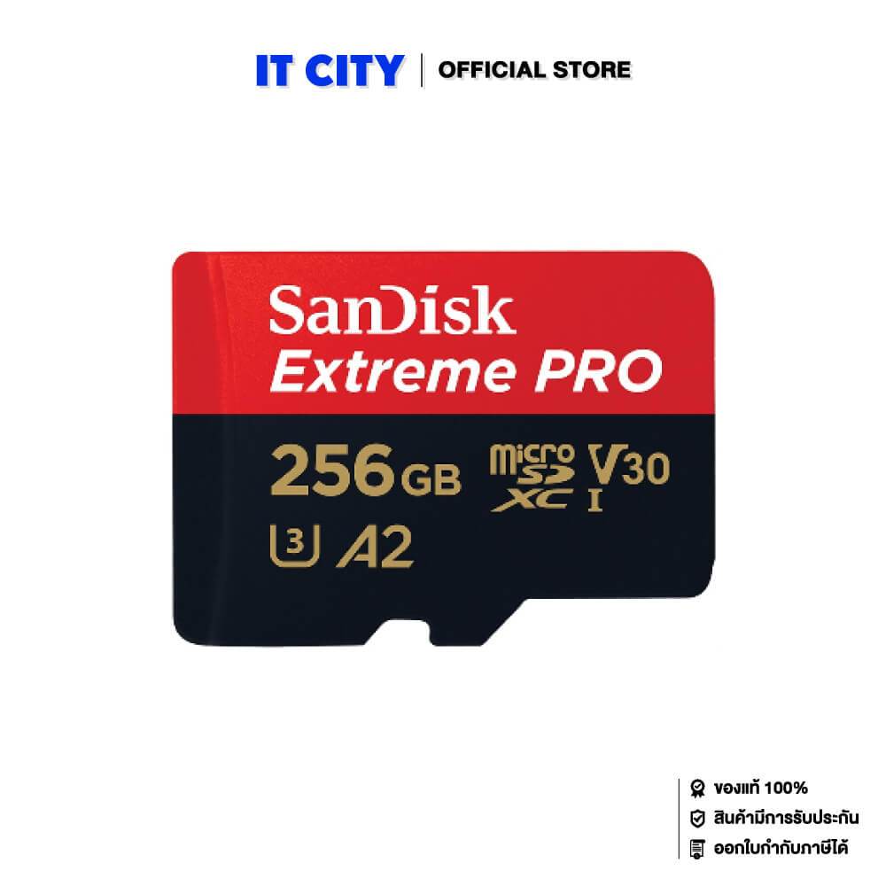 SanDisk Extreme Pro microSDXC, SQXCD 256GB, V30, U3, C10, A2, UHS-I, 200MB/s R, 140MB/s W ME6-000958