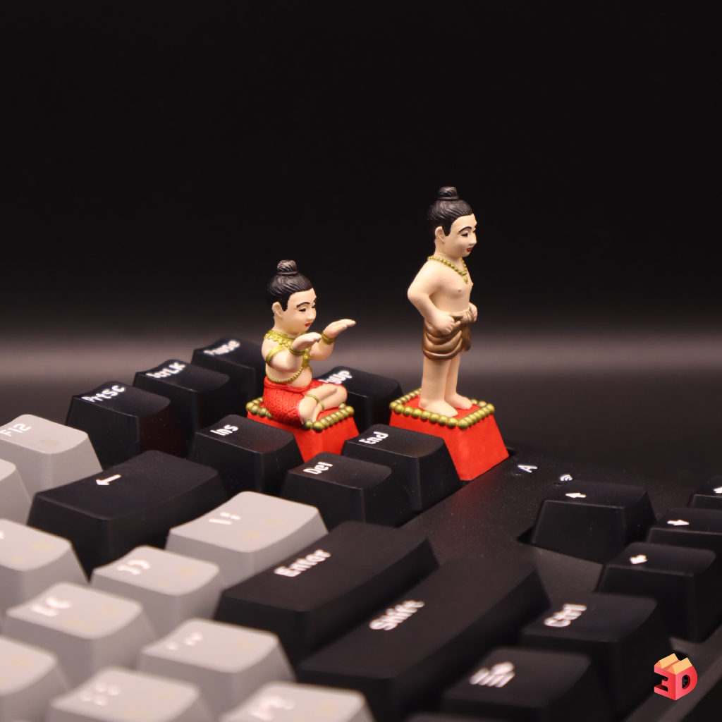คีย์แคปกุมารทอง เสริมเมตตา ค้าขายร่ำรวย Kuman Thong Keycap