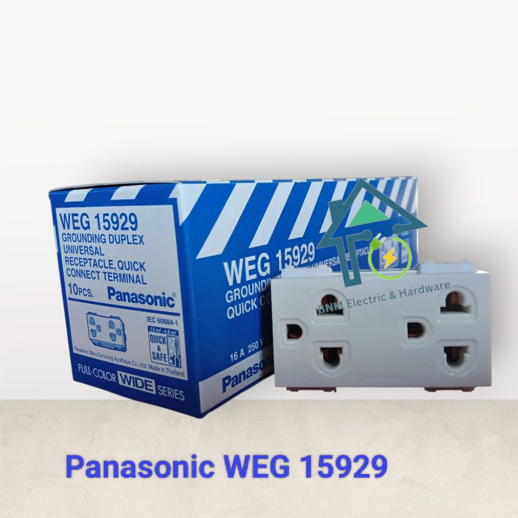 ปลั๊กกราวด์คู่ PANASONIC WEG15929