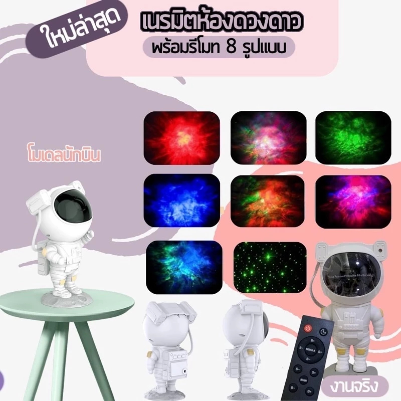 Star Projector ท้องฟ้าจำลอง Galaxy Projector 8in1สำหรับห้องนอน Aurora Projector Night Light Projecto